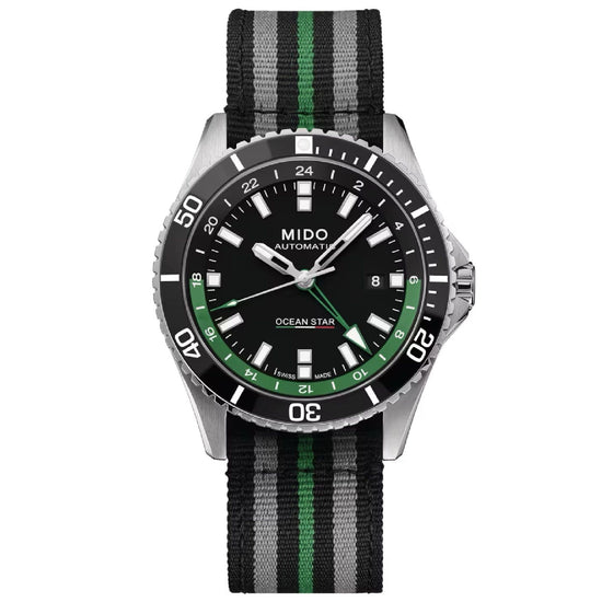 Orologio automatico uomo Mido Ocean Star acciaio quadrante nero cassa 44mm M0266291105103-2