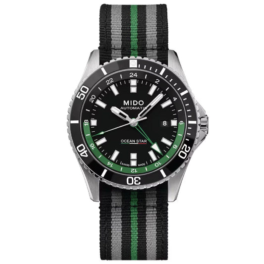 Orologio automatico uomo Mido Ocean Star acciaio quadrante nero cassa 44mm M0266291105103-2