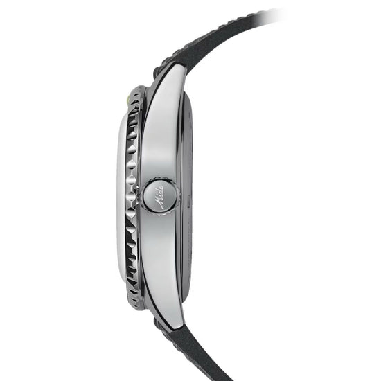 Orologio uomo automatico Mido Worldtimer acciaio gomma nero riserva 80H M0268291705100-4