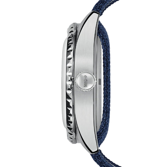 Orologio automatico uomo Mido Ocean Star GMT in acciaio quadrante blu 40,5mm