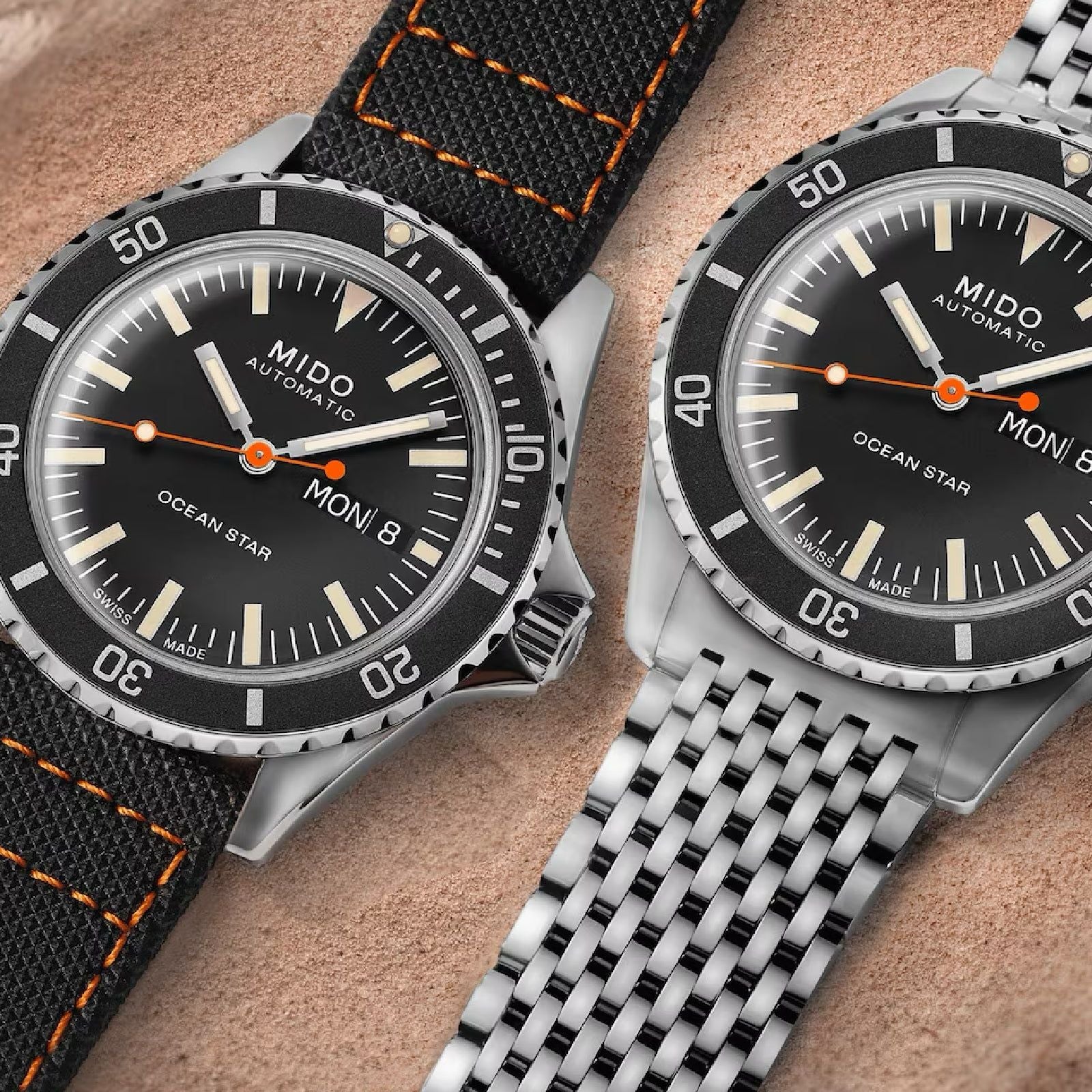 Orologio automatico Mido uomo acciaio quadrante nero datario riserva 80H M0268301105100-6