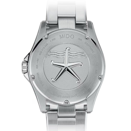 Orologio automatico Mido uomo acciaio nero ceramica datario riserva 80H M0424302105100-2