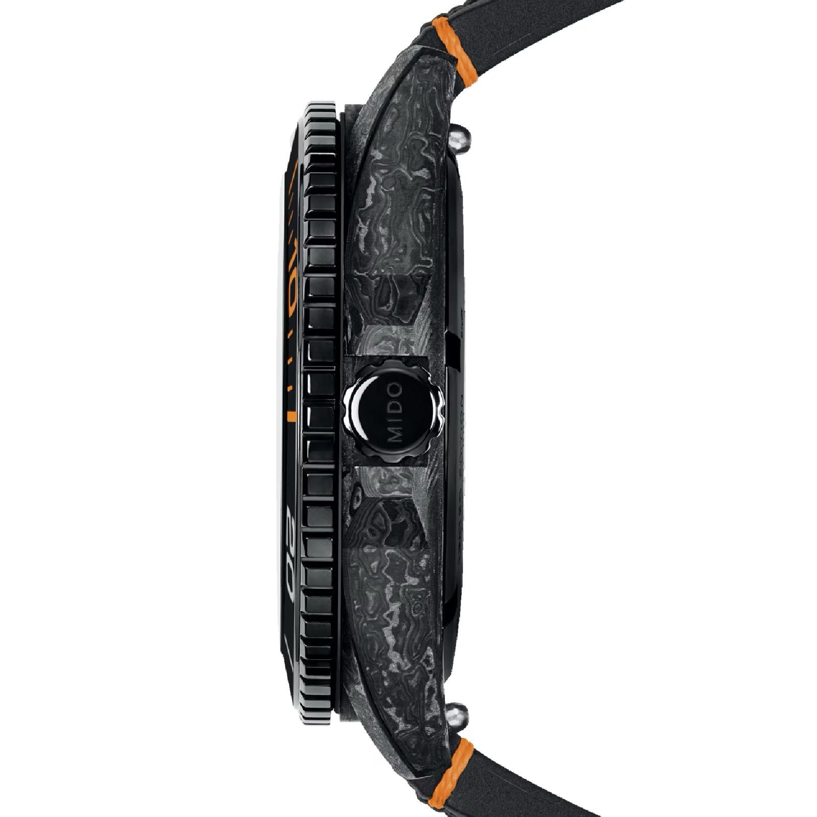 Orologio automatico uomo Mido Ocean Star cinturino nero ghiera ceramica 42,5mm M0424317708100-5