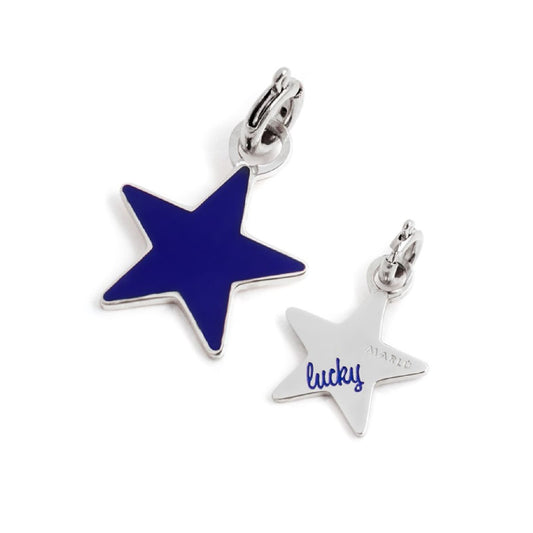 Charm Marlù realizzato in acciaio a forma di stella MISURA UNICA