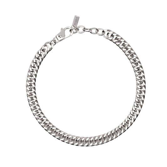 Bracciale Mabina Uomo in argento 925 maglia groumette Regolabile 19-21 cm