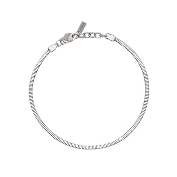 Bracciale Mabina Uomo in argento 925 maglia snake Regolabile 19-21 cm