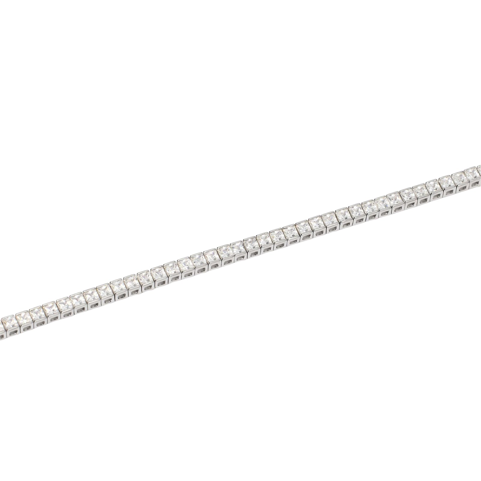 Bracciale tennis Mabina Uomo in argento 925 con zirconi bianchi Regolabile 18-20 cm