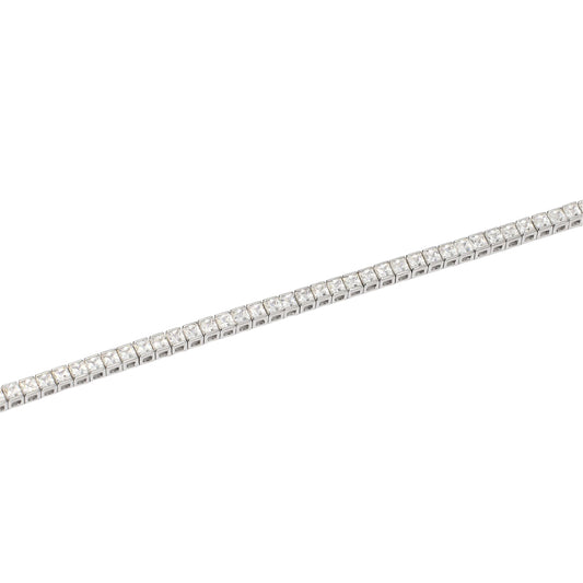 Bracciale tennis Mabina Uomo in argento 925 con zirconi bianchi Regolabile 18-20 cm