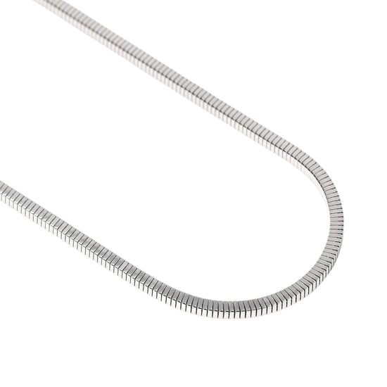 Collana Mabina Uomo in argento 925 maglia snake MISURA UNICA