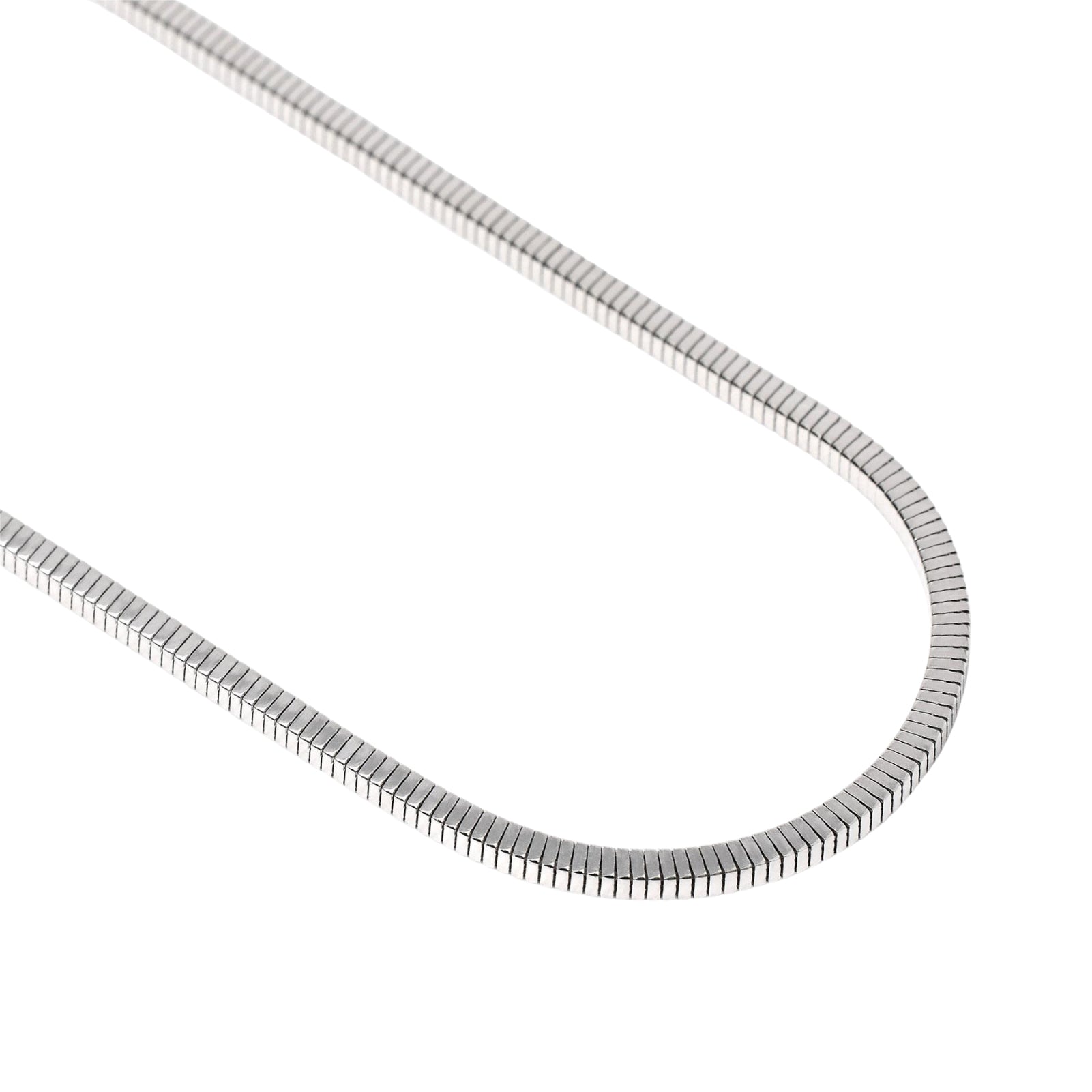 Collana Mabina Uomo in argento 925 maglia snake MISURA UNICA