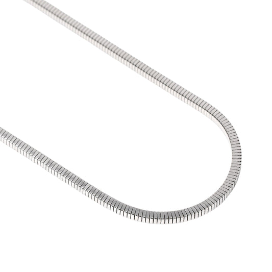 Collana Mabina Uomo in argento 925 maglia snake MISURA UNICA