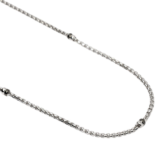 Collana Mabina Uomo in argento 925 catena veneta ed elementi bruniti MISURA UNICA