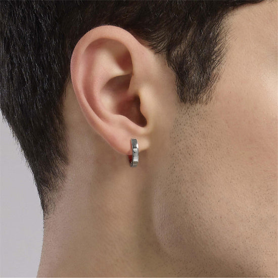 Mono orecchino Mabina Uomo Gioielli in argento 925 lucido MISURA UNICA