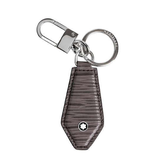 Portachiavi Montblanc in pelle bovina di colore grigio MISURA UNICA