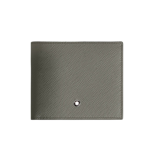 Portafoglio Montblanc 8 scomparti Sartorial pelle grigia MISURA UNICA