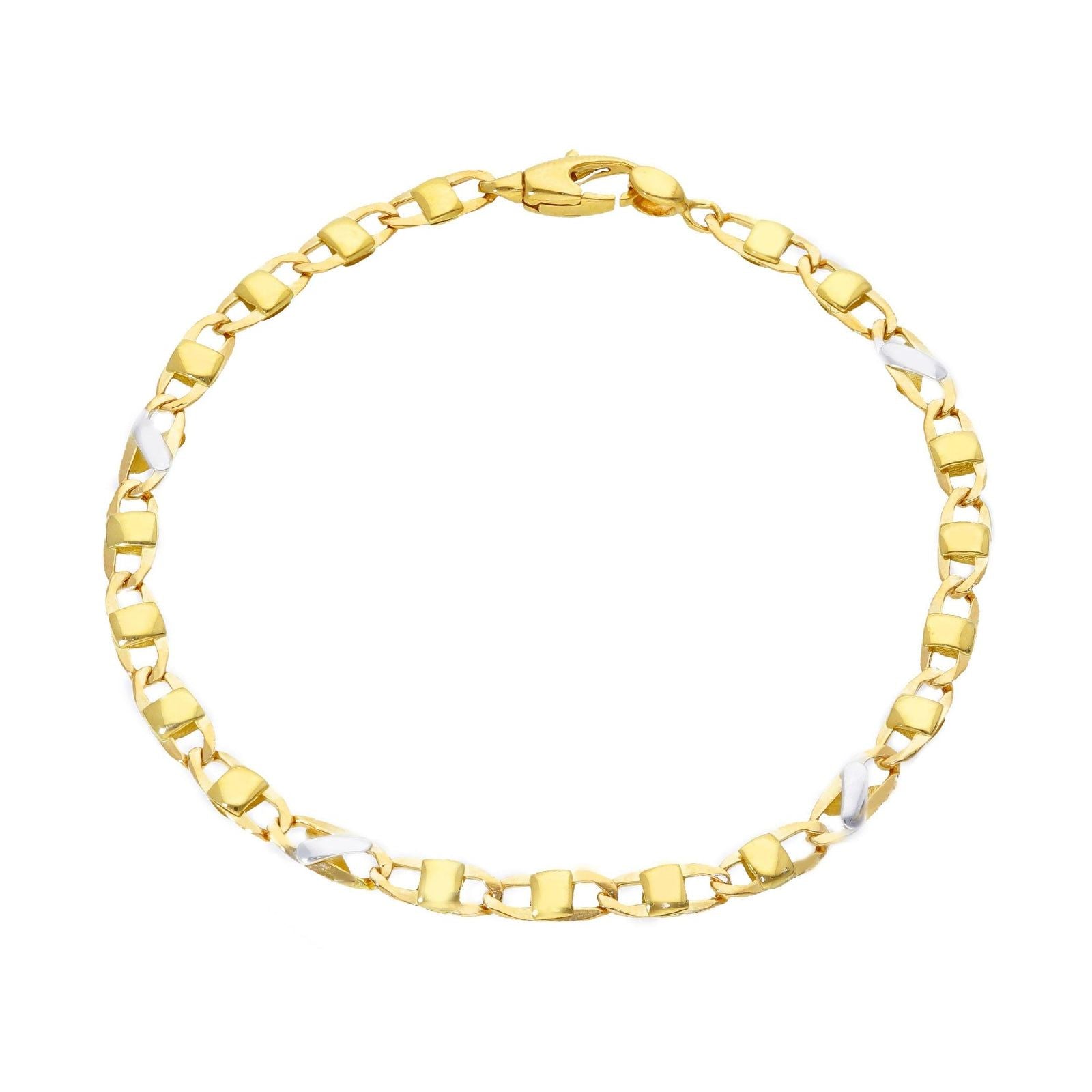 Bracciale uomo JOY Gioielli in oro giallo con maglie ovali MFN403GB20-1