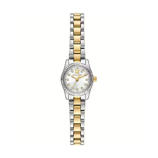 Orologio donna Michael Kors acciaio bicolor con cristalli MISURA UNICA