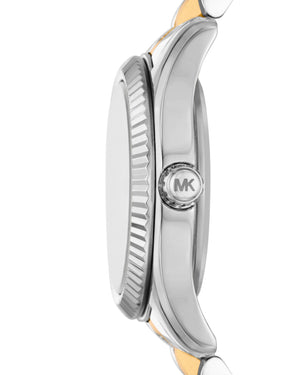 Orologio solo tempo bicolor Michael Kors Lexington da donna in acciaio color oro e argento con cristalli MK4740