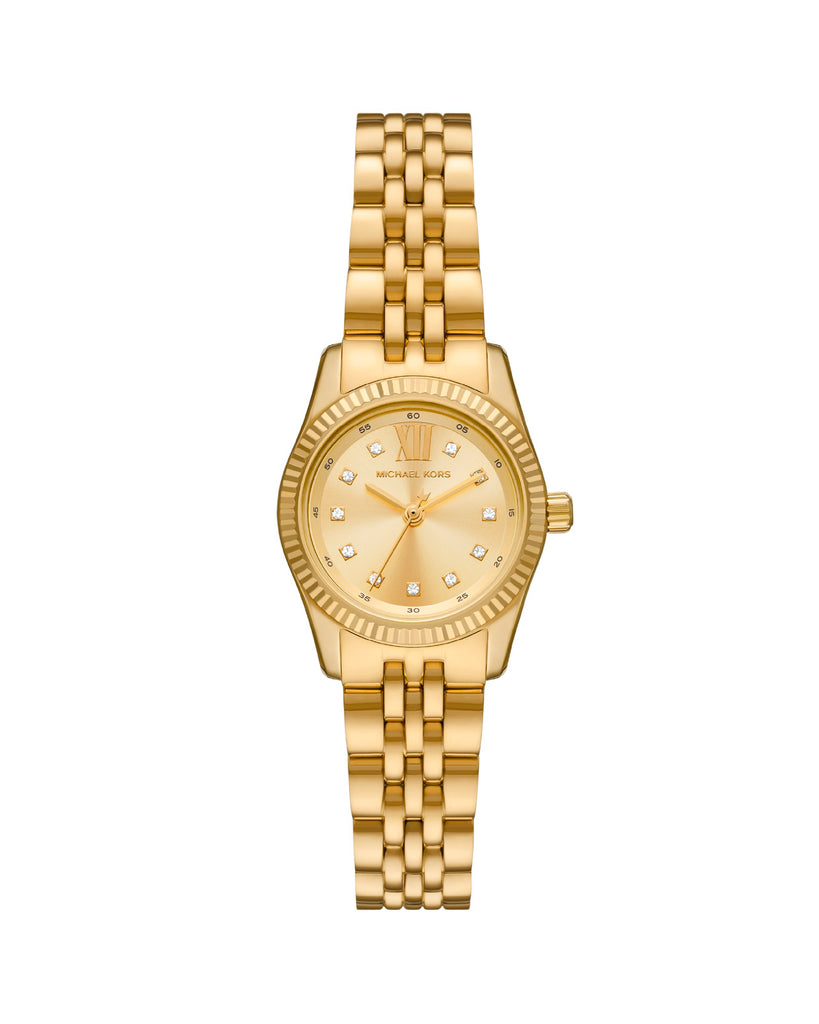 Orologio solo tempo Michael Kors Lexington da donna in acciaio color oro con cristalli MK4741