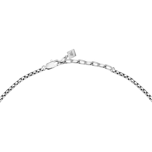 Collana da uomo Morellato in acciaio con pietre naturali MISURA UNICA