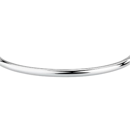 Bracciale bangle Morellato in acciaio con finitura lucida diametro 6 cm