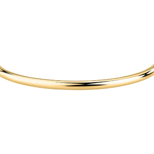 Bracciale Morellato in acciaio dorato con finitura lucida diametro 6 cm