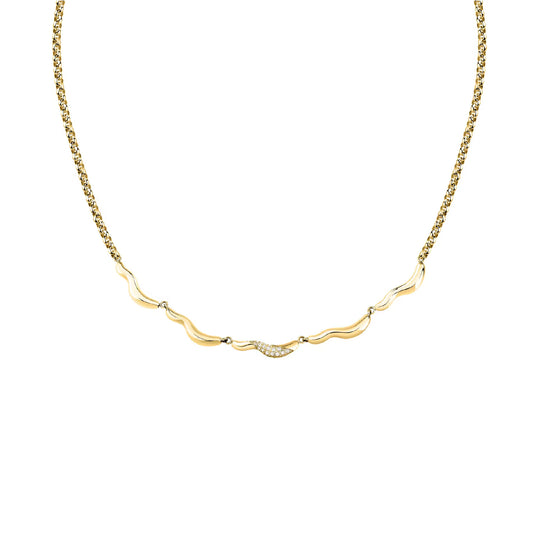 Collana da donna Morellato Design pvd oro e cristalli bianchi MISURA UNICA