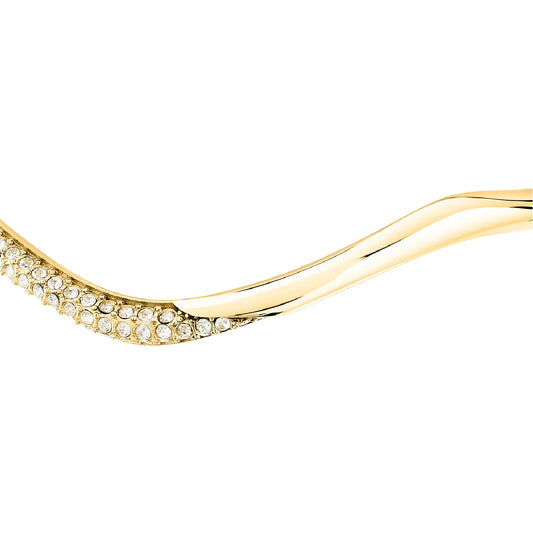 Bracciale apribile donna Morellato Design pvd oro e cristalli DIAMETRO 56 X 46 MM