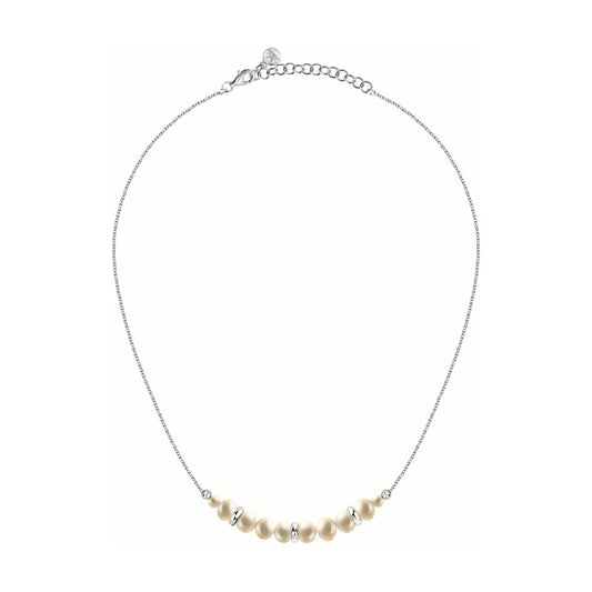 Collana girocollo Morellato in argento con perle bianche MISURA UNICA