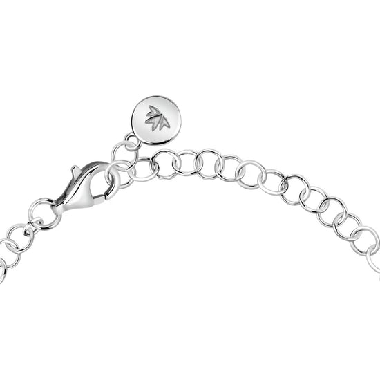 Bracciale catena Morellato in argento con perle bianche Regolabile 16-19 cm