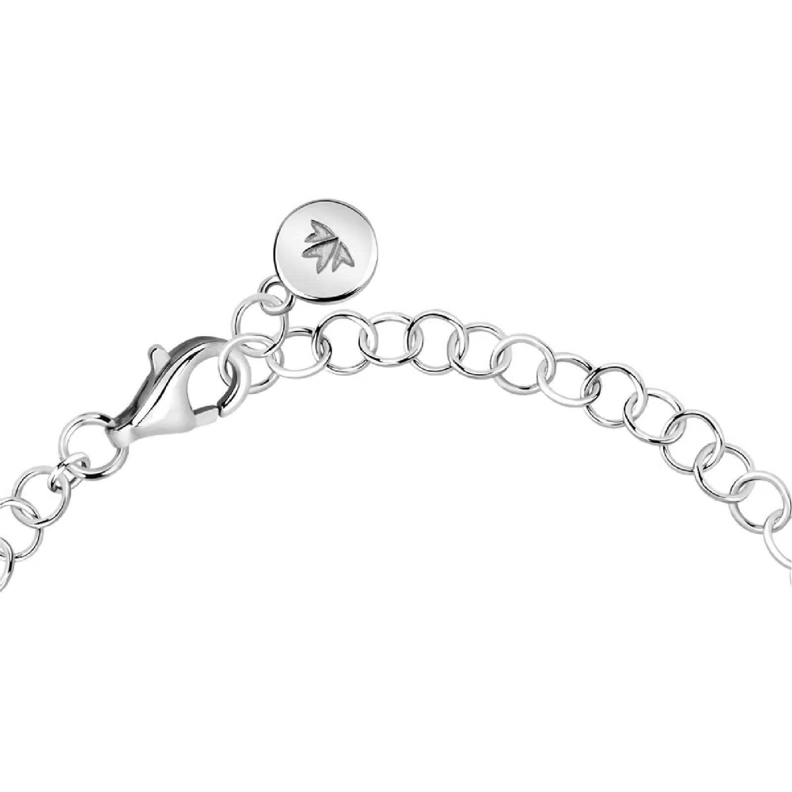 Bracciale catena Morellato in argento con perle bianche Regolabile 16-19 cm