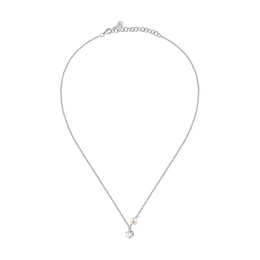 Collana donna Morellato in argento con perla e zircone MISURA UNICA