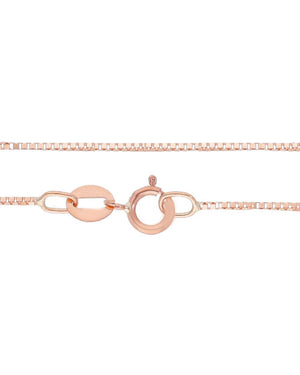 Collana catena da donna JOY Gioielli Oro in oro rosa 18kt con catena a maglie quadrate MVA045RR40