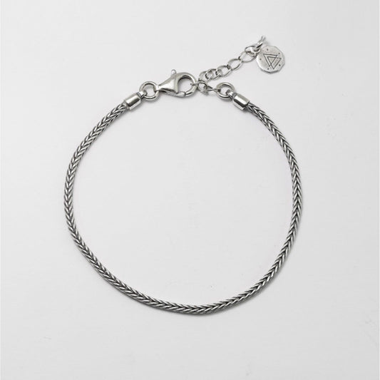 Bracciale Nove25 Fili donna in argento con catena a coda di volpe N25BRA00361-1