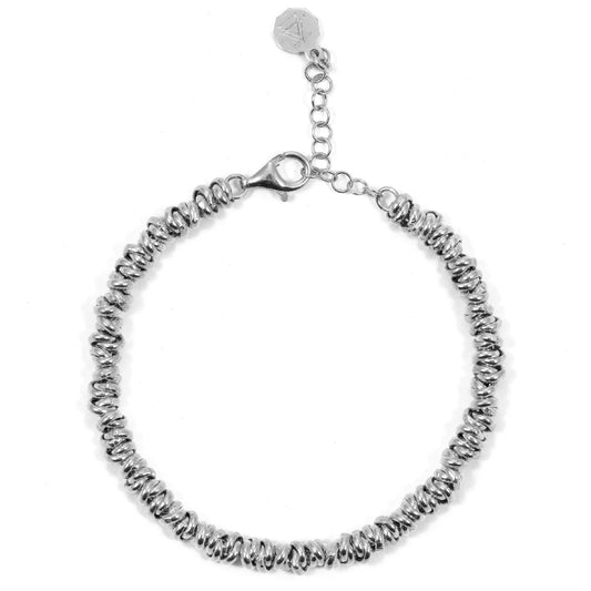 Bracciale catena unisex Nove25 Timeless unisex argento brunito con anellini N25BRA00401-1