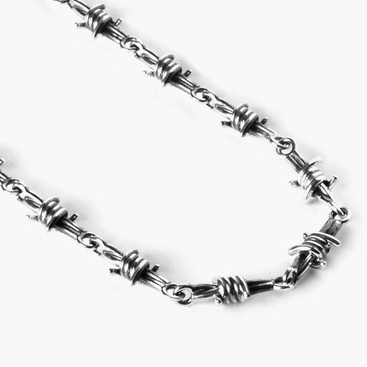 Collana Nove25 Filo Spinato unisex in argento filo spinato N25COL00242-50-2