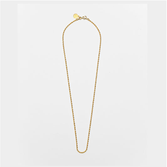 Collana Nove25 Fili Corda 040 unisex in argento dorato catena corda lunga 45 cm N25COL00273-45