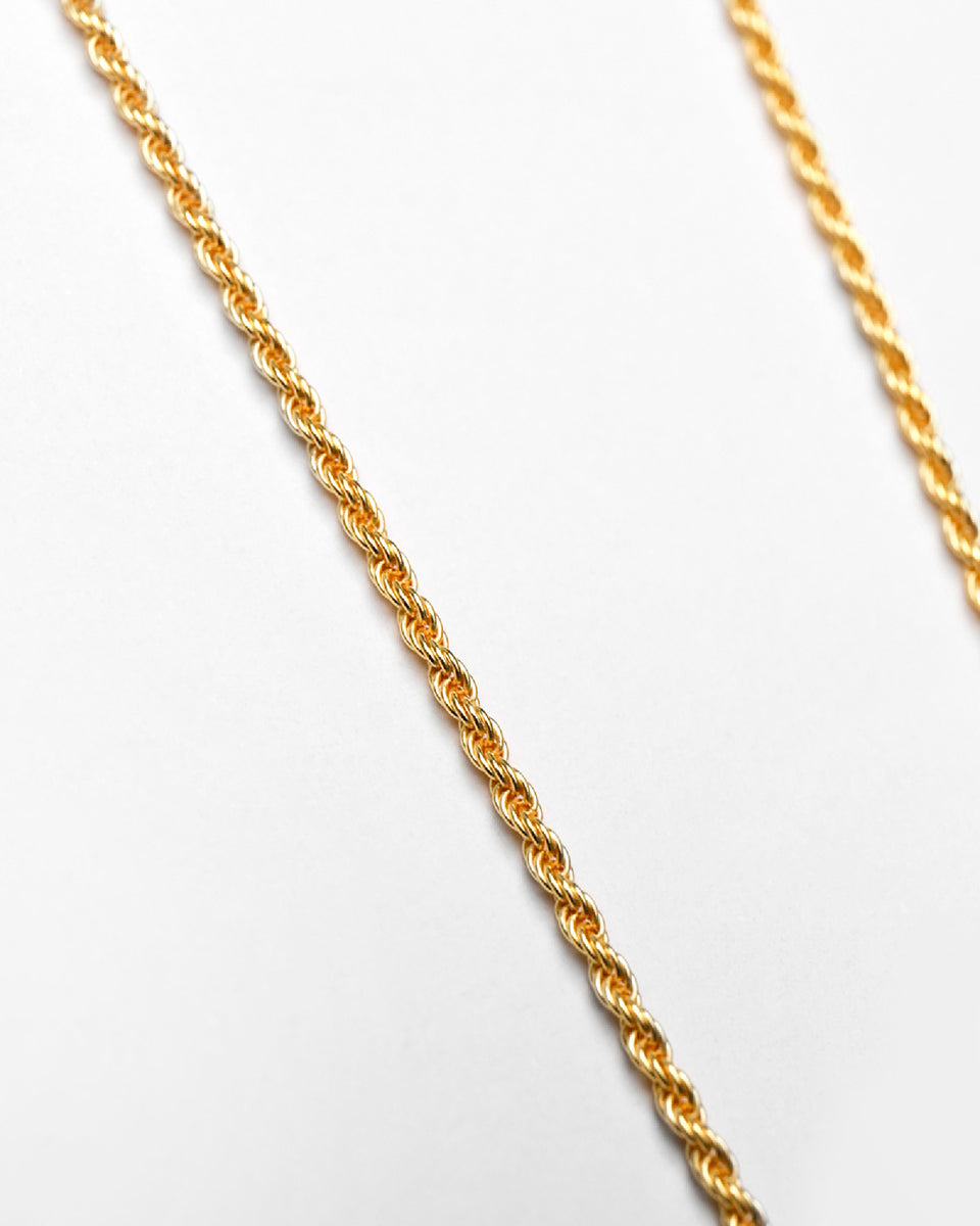 Collana due fili catena stella perle - Argento 925