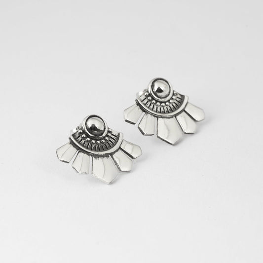 Orecchini Nove25 Etnochic donna in argento a ventaglio N25ORE00214-O-S-1