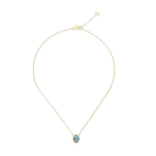 Collana Nanis Dancing Reverse oro 18K con diamanti e pietre MISURA UNICA