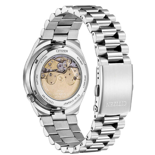 Orologio uomo Citizen Tsuyosa acciaio quadrante blu 40mm NJ0151-88L-2