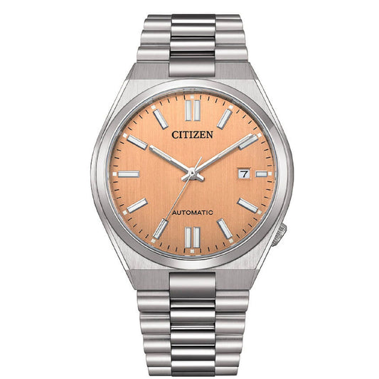 Orologio uomo Citizen Tsuyosa acciaio quadrante salmon 40mm NJ0159-86Z-1