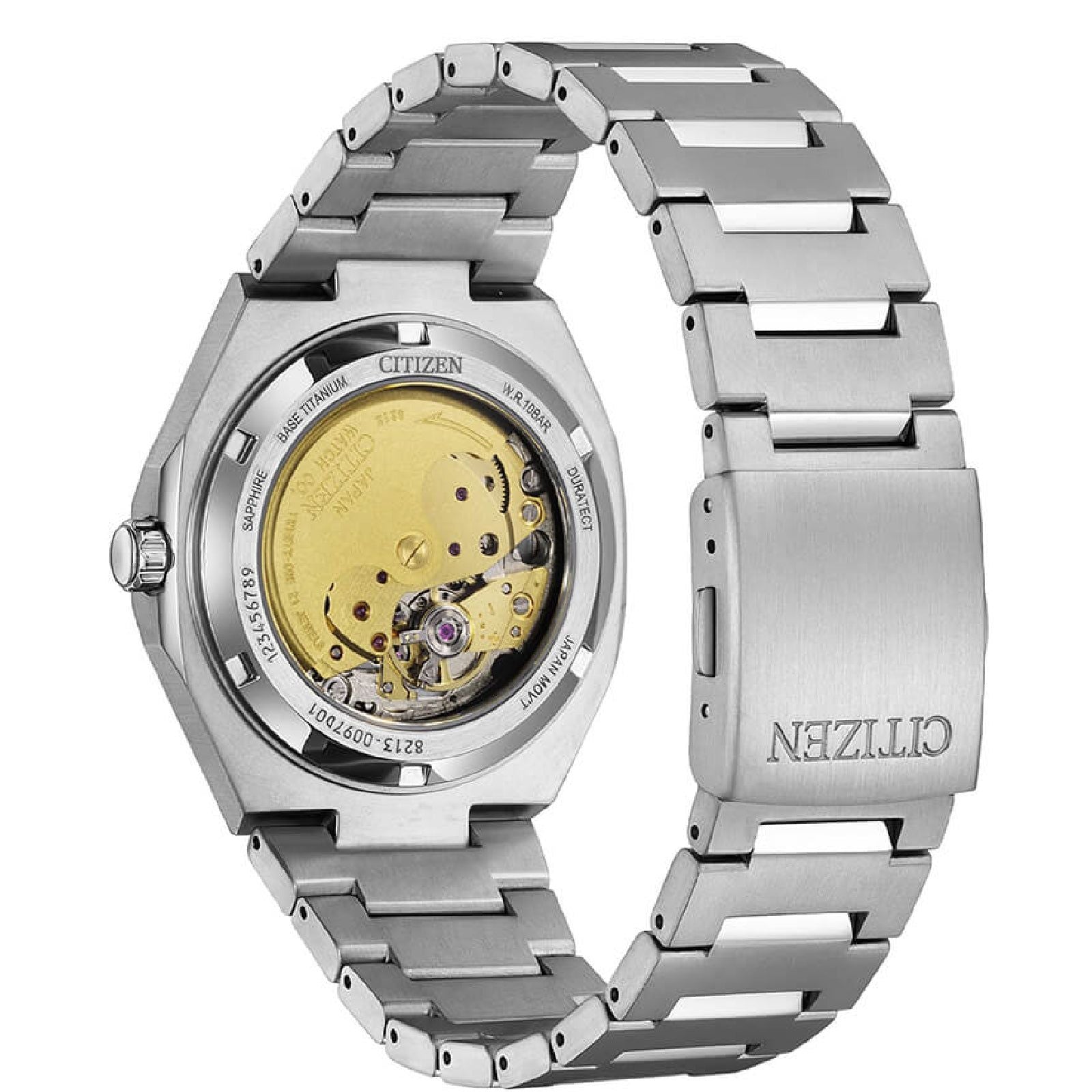 Orologio uomo Citizen in titanio quadrante salmon 40mm NJ0180-80Z-2