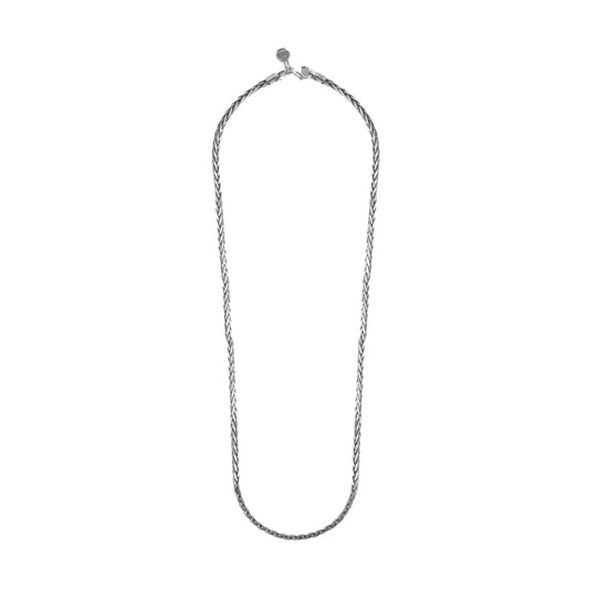 Collana NOVE25 in argento catena treccia diamond braid MISURA UNICA