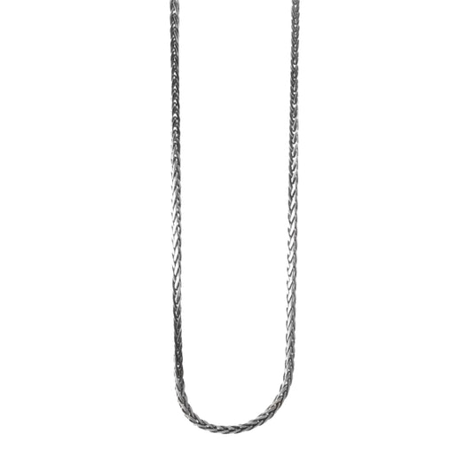 Collana NOVE25 in argento catena treccia diamond braid MISURA UNICA