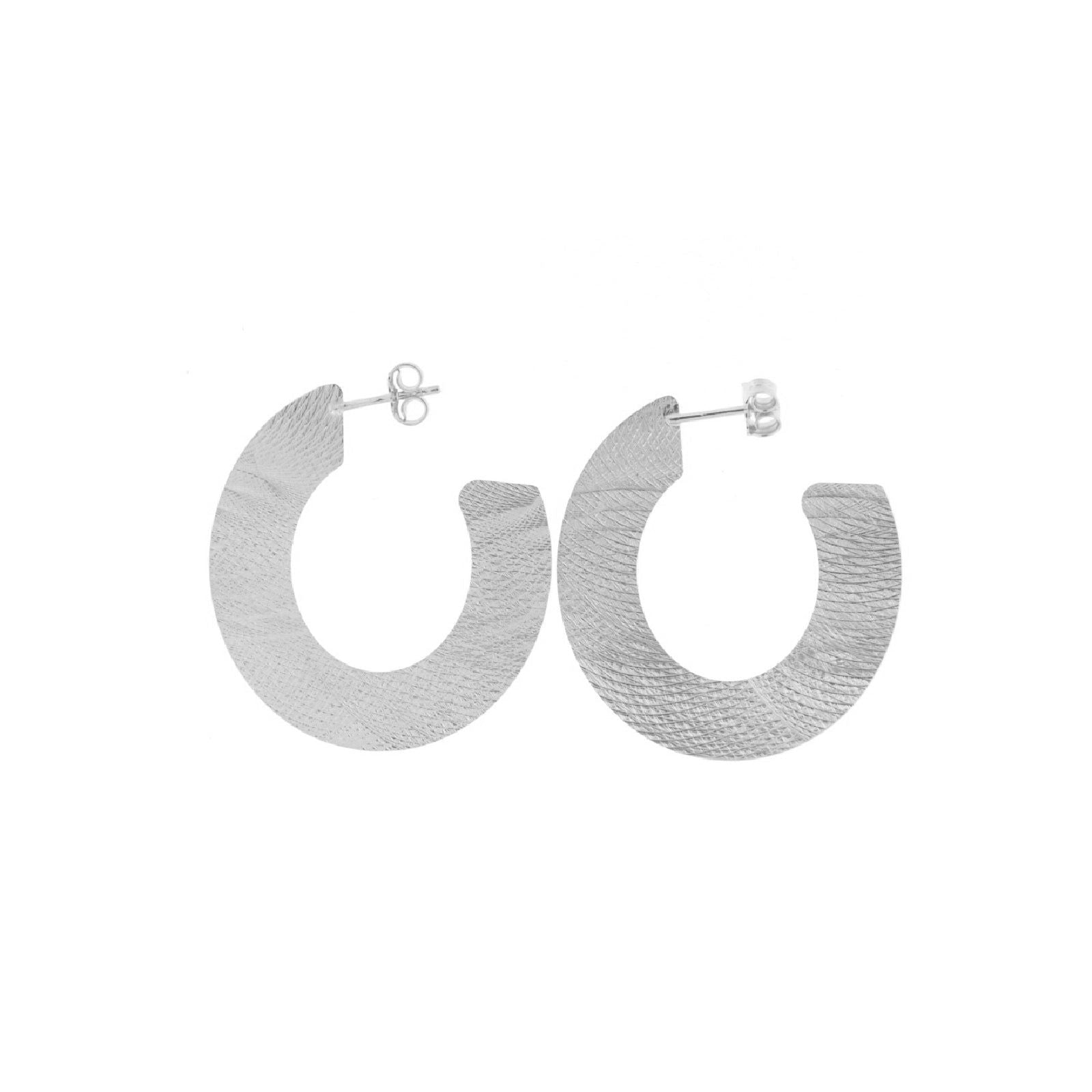 Orecchini cerchio grande in argento Fraboso Gioielli da donna OR08551RHFO-1