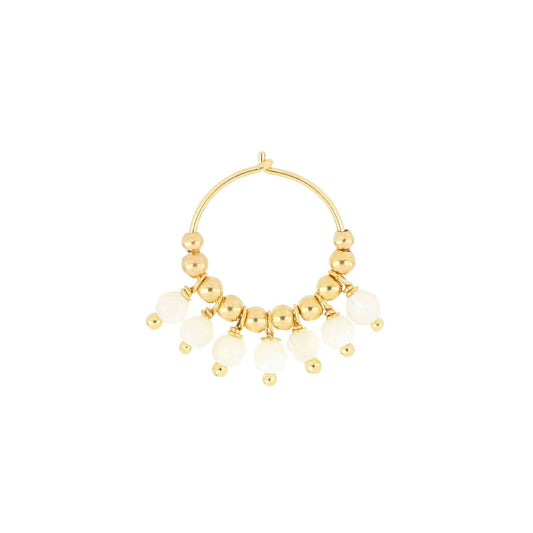 Mono orecchino Maman et Sophie Mia Africa in argento oro con madreperla ORMAF00B-1