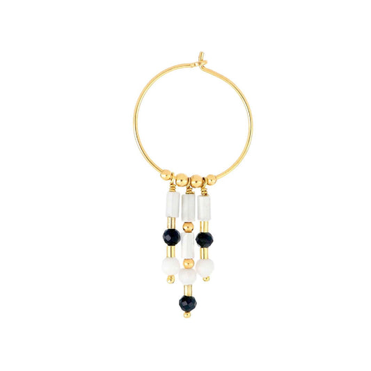 Mono orecchino Maman et Sophie Mia Africa argento oro tre spinelli aulite madreperla ORMAF2MXPN-1