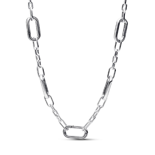 Collana girocollo Pandora in argento 925 con 5 link apribili MISURA UNICA
