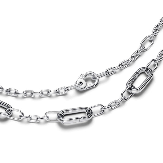 Collana girocollo Pandora in argento 925 con 5 link apribili MISURA UNICA